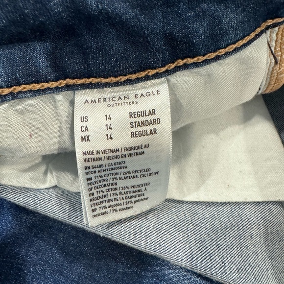 American Eagle Outfitters Dark Blue Skinny Jeans - Picture 4 of 4